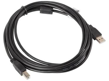 Кабел Lanberg  USB-A (M) -> USB-B (M) 2.0 cable 3m, black ferrite