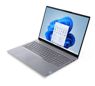 Лаптоп Lenovo ThinkBook 16 G8 Intel Core Ultra 5 225U (up to 4.8GHz, 12MB), 16GB DDR5-5600, 512GB SSD, 16' WUXGA (1920x1200) IPS AG, Integrated Graphics, 1080p&IR Cam, Backlit KB, 3 cell, WLAN, BT, FPR, DOS, 3Y CCI