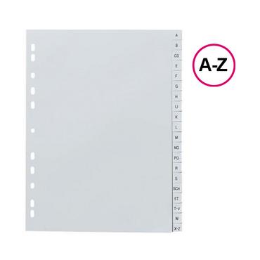 Разделител А-Z РР сив