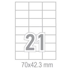 Самозалепващи етикети 70x42.3 21 бр.