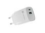 Адаптер Natec USB Charger  Ribera Gan 1X USB-A + 1X USB-C 30W, White