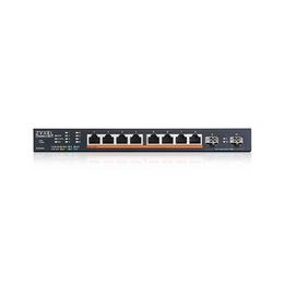 Комутатор ZyXEL XMG1915-10EP, 8-port 2.5GbE, 2 SFP+, 8 x PoE++ 130W Smart Switch, hybird mode, standalone or NebulaFlex Cloud