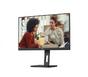 Монитор AOC 24E3QAF, 23.8' IPS WLED, 1920x1080@75Hz, 4ms GtG, 300cd m/2, 1000:1, 20M:1 DCR, Adaptive Sync, FlickerFree, Low Blue Light, 2Wx2, Tilt, Height Adjust, Pivot, Swivel, D-SUB, HDMI, DP