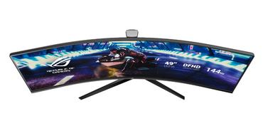 Монитор Asus ROG STRIX Curved XG49VQ, 49' DFHD (3840x1080) Gaming monitor, VA, up to 144Hz, 125% sRGB, DP, HDMI, USB3.0, FreeSync 2 HDR, DisplayHDR400, AuraSync, Red+Dark Gray