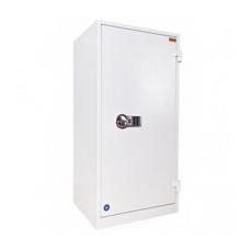 Архивен шкаф PMT огнеупорен с 3 отделения 122x60x52 см, бял, сниман отпред