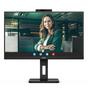 Монитор AOC Q27P3CW, 27' IPS WLED, 2560x1440@75Hz, 4ms GtG, 350cd/m2, 1000:1, DCR 20M:1, AdaptiveSync, FlickerFree, Low Blue Light, 5Wx2, Tilt, Height Adjust, Pivot, Swivel, 2xHDMI, DP, USB hub