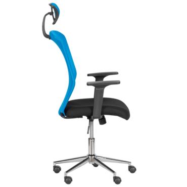 Директорски стол ОСКАР-снимка отстрани, два цвята