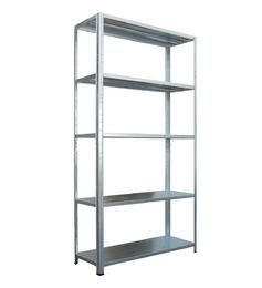 Метален стелаж поцинкован FRT 180х90х40 см 70 кг/рафт - снимка отстрани