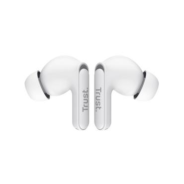 Слушалки TRUST Yavi Bluetooth ENC Earbuds White