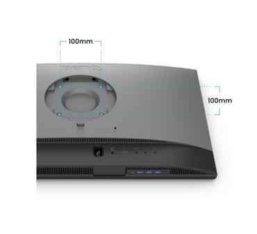 Монитор BenQ PD2706QN, 27', 100Hz, 4K IPS, AQCOLOR, Designer, Pantone, Nano Matte Panel, HDR10, 100% sRGB, Card Reader, HDMI (2.0), DP (1.4), USB-C (DP alt. PD 90W), USB Hub, 3.5 Jack, 2x 3W, Pivot, Height adj. 115mm, VESA 100