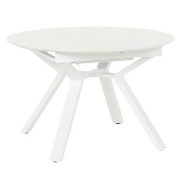 Трапезна маса АРИЯ разтегателна- в бял цвят