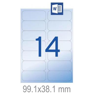 Полиестерни етикети 99.1х38.1 мм