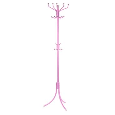 Закачалка за дрехи 8128- снимка отпред, розова, метална