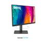 Монитор BenQ PD2706QN, 27', 100Hz, 4K IPS, AQCOLOR, Designer, Pantone, Nano Matte Panel, HDR10, 100% sRGB, Card Reader, HDMI (2.0), DP (1.4), USB-C (DP alt. PD 90W), USB Hub, 3.5 Jack, 2x 3W, Pivot, Height adj. 115mm, VESA 100