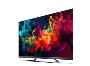 Телевизор Sharp 65FQ5EG, 65' QLED  GOOGLE TV, 4K Ultra HD 144Hz Quantum Dot 3840x2160 Aluminium Slim Frameless, AQUOS AI, DVB-T/T2/C/S/S2, 500 NIT, Active Motion 1400, HARMAN/KARDON, HDR10, Dolby Atmos, Dolby Vision, DTS:X, Google Assistant, HDMI eARC, Mi