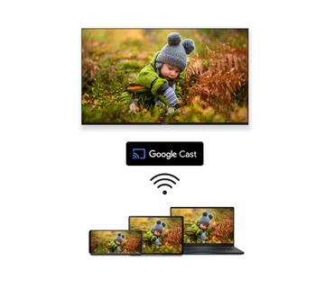 Телевизор Thomson Smart QLED Pro TV 55'; Google TV; 3840 x 2160 (4K UHD), DLED, 144 Hz, DVB-T/T2/C/S/S2, HDR10, Wi-Fi, Bluetooth, LAN, HDMI 4 (2.1), USB 2 (2.0) + 1 (3.0), Central Swivel Stand, Black