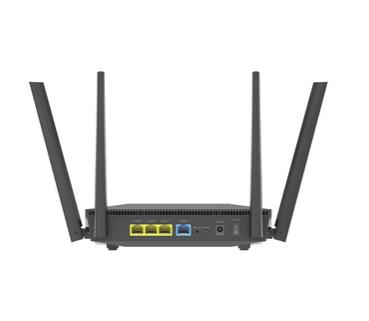 Рутер Asus Wireless Router RT-AX52 Pro, AX3000, Dual-Band, Dual-Core 1.3GHz CPU, 128MB/256MB Flash/RAM, Gigabit, AiProtection Classic, Traditional QoS, VPN, IPTV, OFDMA, Beamforming, AiMesh