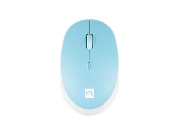 Мишка Natec Mouse Harrier 2 Wireless 1600 DPI Bluetooth 5.1 White-Blue