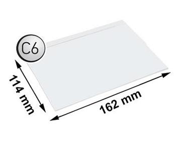 Плик за куриерски пратки С6 114х162 полиестер 50 бр