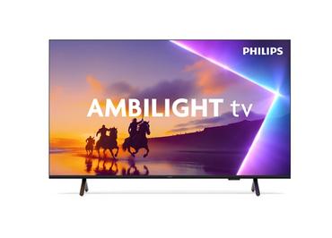 Телевизор Philips 50PUS8510/12, 50' 4K Ultra HD QLED, 3840x2160p, DVB-T/T2/T2-HD/C/S/S2, 60Hz, Ambilight 3, Pixel Precise UHD, 90% DCI, HDR+, Titan OS, Dolby Atmos, Dolby Digital, VRR, 3*HDMI, 2*USB, 802.11ac, 20W RMS, Black