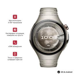 Часовник Huawei Watch 5, Rates-L29M, Space Siliver