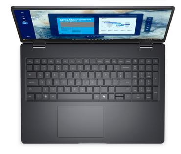 Лаптоп Dell Pro 16 PC16250, Intel 5 120U (10 cores, up to 5.0 GHz), 16' FHD+(1920x1200) 300nits AG, 8 GB: 1x8 GB, DDR5, 5600 MT/s, 512 GB TLC SSD, Intel Graphics, FHD HDR IR Cam and Mic, Wi-Fi 6E, FPR, Backlit Kb, Win11 Pro, Magnetite, 3Y PS