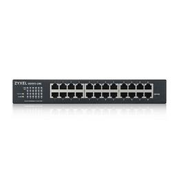 Комутатор ZyXEL GS1915-24E, 24-port GbE Smart hybrid mode Switch, standalone or NebulaFlex Cloud, rackmount, fanless