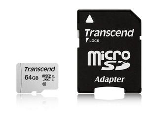 Памет Transcend 64GB microSD UHS-I U1 (with adapter)