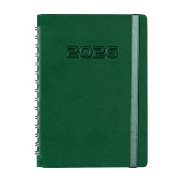 Календар - бележник СПИРАЛА ЛУКС A5 зелен