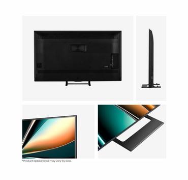 Телевизор Hisense 55' U7Q, 4K Ultra HD 3840x2160, ULED, FALD, Quantum Dot, 144Hz, IPS, HDR 10+, HLG, Dolby Vision IQ, Dolby Atmos, Smart TV, WiFi 5GHz, WiFi Direct, BT, Anyview Cast, 4xHDMI, 2xUSB, LAN, CI+, DVB-T2/C/S2, Black