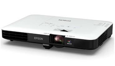 Мултимедиен проектор Epson EB-1780W, 3LCD, Ultra mobile, WXGA (1280 x 800), 16:10, 3 000 lumen, 10 000 : 1, VGA, HDMI, Wireless LAN, 1.77 kg, Carrying Case, 24 months