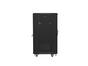 Комуникационен шкаф Lanberg rack cabinet 19' free-standing 22U/600x600 (flat pack) black