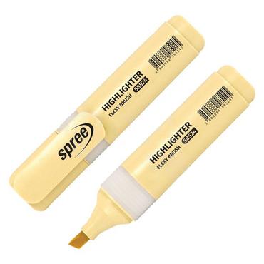 Текст маркер Flexy Brush Pastel оранжев