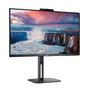 Монитор AOC 24V5CW/BK, 23.8' IPS WLED, 1920x1080@75Hz, 4ms GtG, 1ms MPRT, 300cd m/2, 1000:1, DCR 20M:1, FreeSync, FlickerFree, Low Blue Light, 5Wx2, 2MP Windows Hello, Tilt, Height Adjust, Pivot, Swivel, HDMI, DP, USB hub_Neomounts Notebook Desk Stand