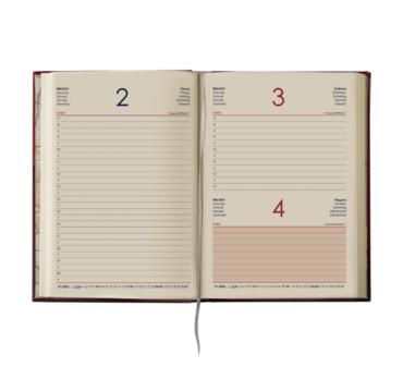 Календар - бележник МАДЕРА ЛУКС A5 разтворен с дати