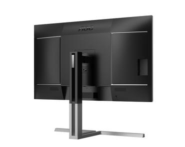 Монитор AOC U32U3CV, 31.5' Nano IPS WLED, 3840x2160@60Hz, 4ms GtG, 400cd m/2, 1000:1, 50M:1 DCR, Adaptive Sync, FlickerFree, Anti Blue Light, 3Wx2, Tilt, Height Adjust, Pivot, Swivel, 2xHDMI, DP, USB hub