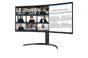 Монитор LG 34WR55QK-B 34' UltraWide AG , Curved 21:9 VA Panel, 5ms, 3000:1, 300 cd/m2, WQHD 3440x1440, HDR10, sRGB 99% , USB type-C 65W , 100Hz, HDMI, DisplayPort, PBP, Height Adjustable, Tilt, Reader Mode, Headphone Out, Black