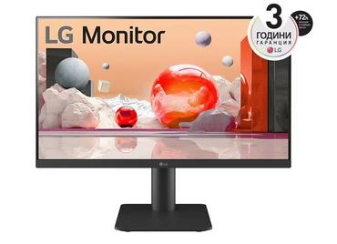 Монитор LG 24MS550-B,  23.8' IPS, AG, 5ms, 100Hz, 1000:1, 250cd/m2, Full HD 1920x1080, NTSC 72%, Reader Mode,  2xHDMI,  Speaker 2W x 2, Tilt, Height, Reader Mode, Headphone Out, Black