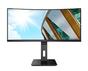 Монитор AOC CU34P2A, 34' Curved 1500R, VA, WLED, 3440x1440@100Hz, 4ms GtG, 1ms MPRT, 300cd m/2, 3000:1, 50M:1 DCR, Adaptive Sync, FlickerFree, Low Blue Light , 3Wx2, Tilt, Height Adjust, Swivel, 2xHDMI, DP, USB hub