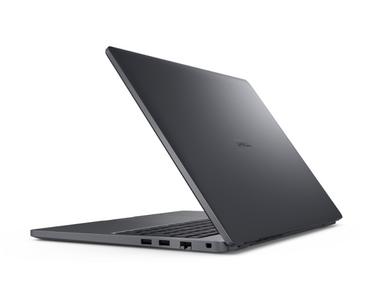 Лаптоп Dell Pro 16 PC16250, Intel 5 120U (10 cores, up to 5.0 GHz), 16' FHD+(1920x1200) 300nits AG, 8 GB: 1x8 GB, DDR5, 5600 MT/s, 512 GB TLC SSD, Intel Graphics, FHD HDR IR Cam and Mic, Wi-Fi 6E, FPR, Backlit Kb, Win11 Pro, Magnetite, 3Y PS