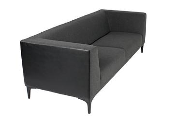 Триместен диван КАРДАМ ROTA 03 - сниман отляво, сив