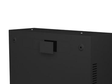 Комуникационен шкаф Lanberg rack cabinet 19' wall-mount 4U+3u/540x200 low-profile black (assembled)