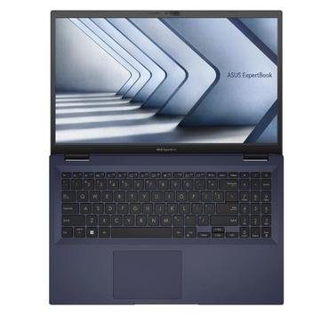 Лаптоп Asus ExpertBook Essential Intel B1502CVA-BQ2266X, I7-1355U, 15.6' FHD IPS(1920x1080), Intel Iris Xe Graphics, DDR4 16GB ( 16GB DDR4 on board ). (1 slot free), 512GB M.2 NVMe,VGA,HDMI,RJ45,Windows 11 Pro, Backpack,Black