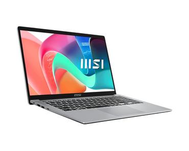 Лаптоп MSI Modern 15 F1MG, Intel Core 5 processor 120U (10C/12T, up to 5 GHz, 12 MB), 15.6' FHD (1920x1080), IPS-Level, Intel Graphics 96EU 1.3 GHz, 16GB DDR4 2x8 3200MHz, 512GB PCIe Gen4x4 SSD, Intel WiFi 6E, BT v5.3, Backlit KBD White, Urban Silver, NO 