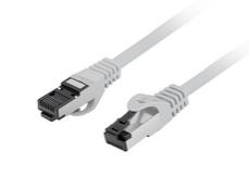 Кабел Lanberg patch cord CAT.8.1 S/FTP LSZH CU 3m, grey
