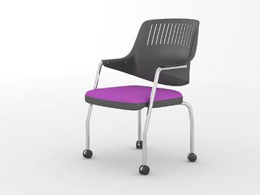 Посетителски стол МАДАРА P 5004- мека седалка