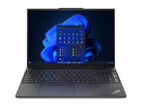 Лаптоп Lenovo ThinkPad E16 G2 AMD Ryzen 7 7735HS (up to 4.75GHz, 16MB), 32GB(16+16)DDR5-4800, 1TB SSD, 16' WUXGA (1920x1200) IPS AG, AMD Radeon  680M, FHD&IR Cam, Backlit KB, Black, WLAN, BT, 3cell, FPR, DOS, 3Y Onsite