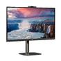 Монитор AOC Q27V5CW/BK, 27' IPS WLED, 2560x1440@75Hz, 4ms GtG, 1ms MPRT, 300cd m/2, 1000:1, 20M:1 DCR, Adaptive Sync, FreeSync, Low Blue Light, 5Wx2, Tilt, Height Adjust, Pivot, Swivel, HDMI, DP, USB hub