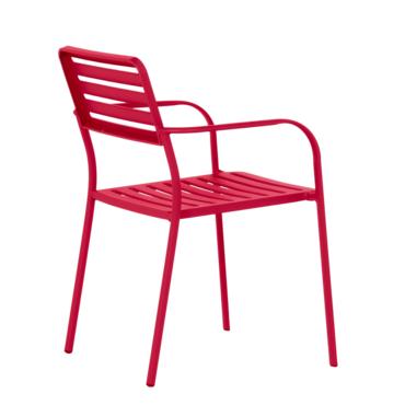 Градински стол ЛАЗУР-червен цвят