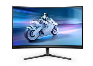Монитор Philips Evnia 27M2C5500W, 27' Curved 1000R, Fast VA, WLED, 2560x1440@240Hz, 1ms GtG, 0.5ms MPRT, 400cd m/2, 3000:1, Mega Infinity DCR, Adaptive Sync, FlickerFree, LowBlue Mode, Tilt, Height Adjust, Swivel, 2xHDMI, 2xDP, USB hub
